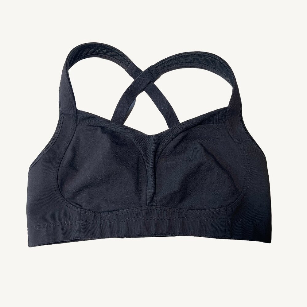 Lululemon Black Ta Ta Tamer Sports Bra Good Condition Size Unsure